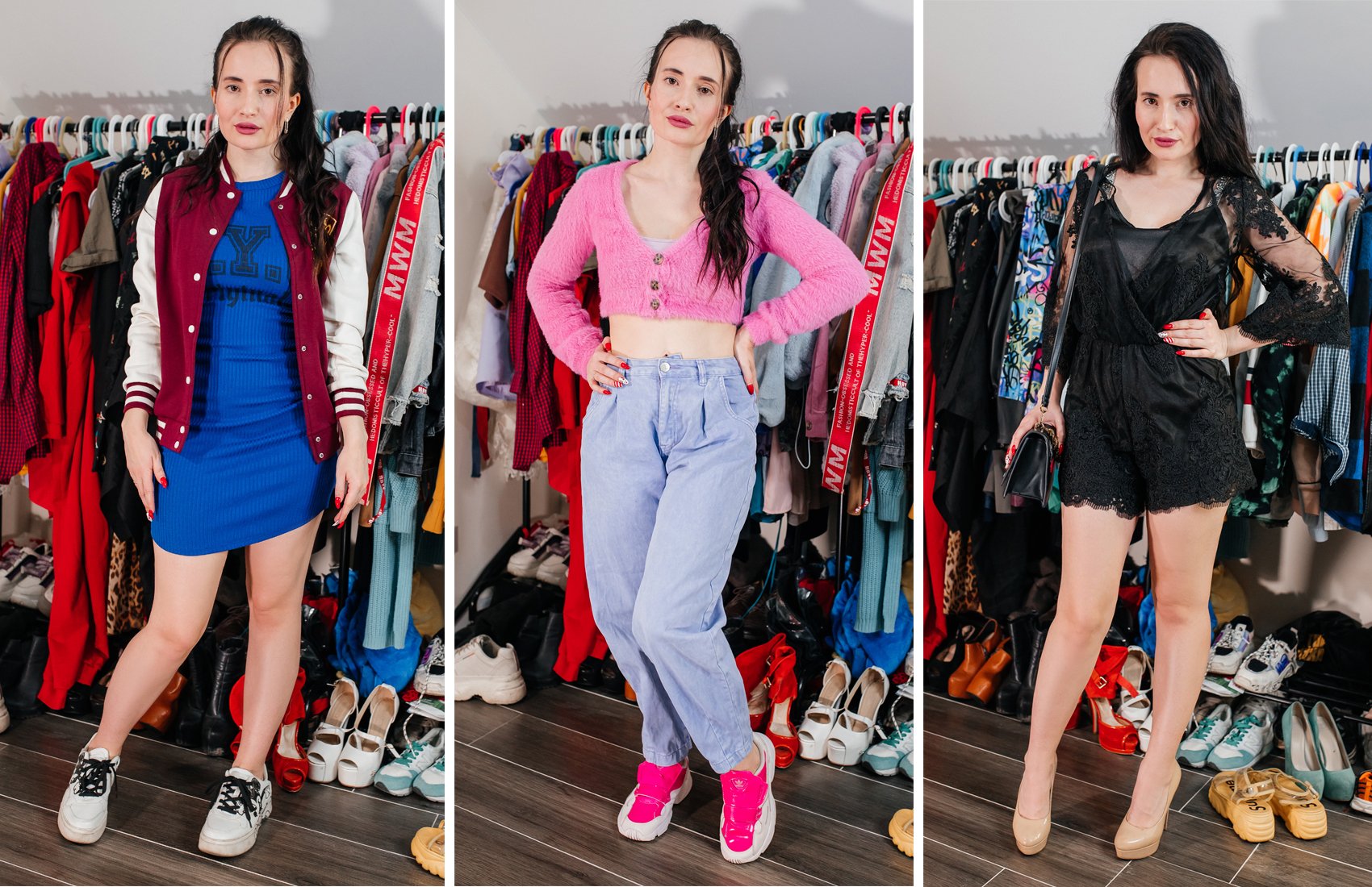 Много яркой одежды из масс-маркета и туфли на шпильке 15 см: TeenDaily побывал в шкафу у Kate Brush