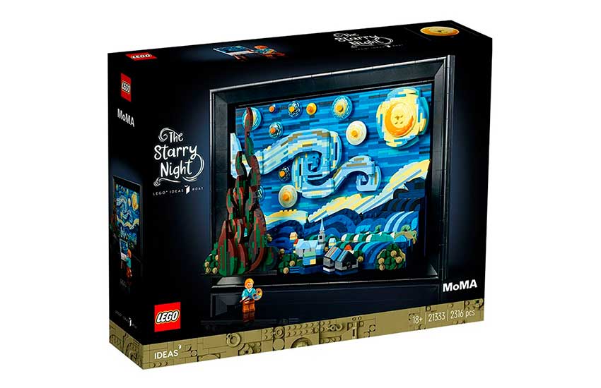 «Звездная ночь»: теперь знаменитую картину Ван Гога можно собрать с помощью LEGO