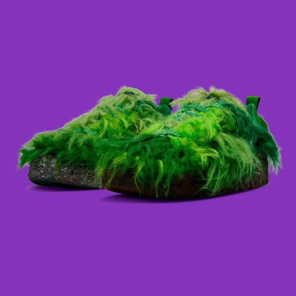В стиле Гринча: волосатые и зеленые кроссовки от Nike и Cactus Plant Flea Market
