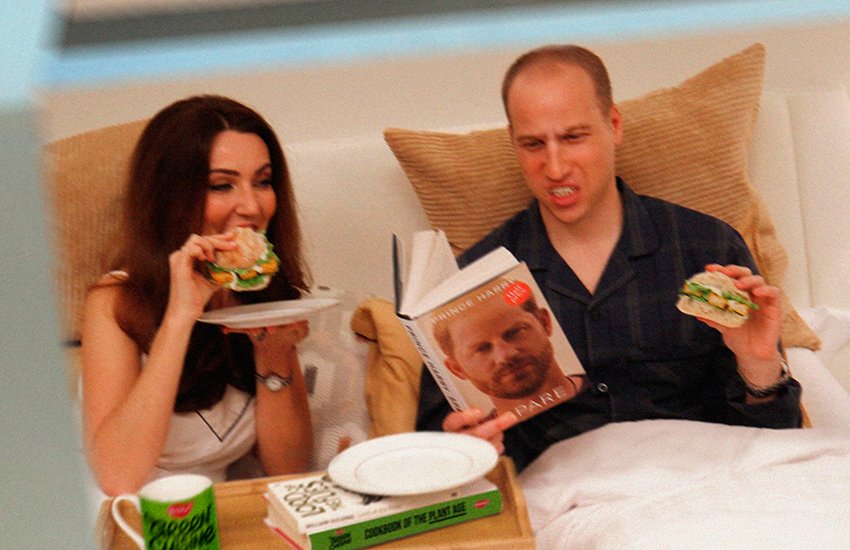 Откажись от мяса: принц Уильям и Кейт Миддлтон все-таки «прочитали» мемуары принца Гарри