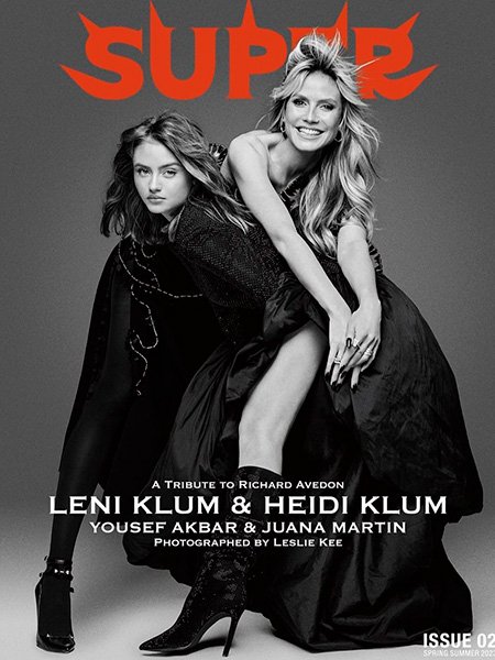 Вторая волна: Хайди и Лени Клум появились вместе на обложке Super Magazine и вновь разозлили поклонников